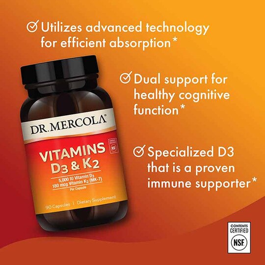 Vitamins D3 and K2, DRM